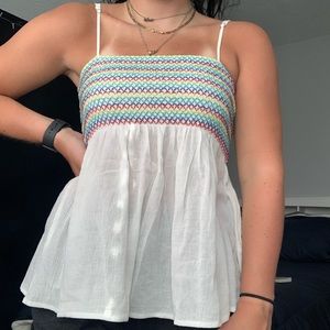 *NEVER BEEN WORN* White tank top